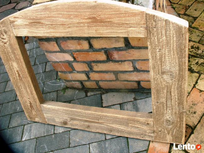 Stare okna metalowe ramy okienne ramki lustro