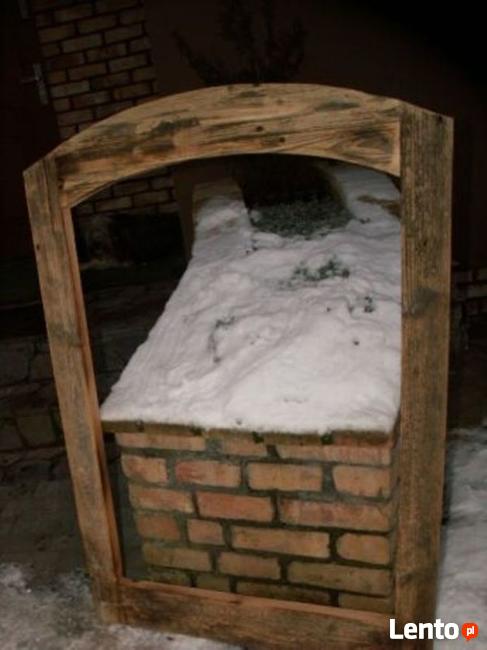 Stare okna metalowe ramy okienne ramki lustro