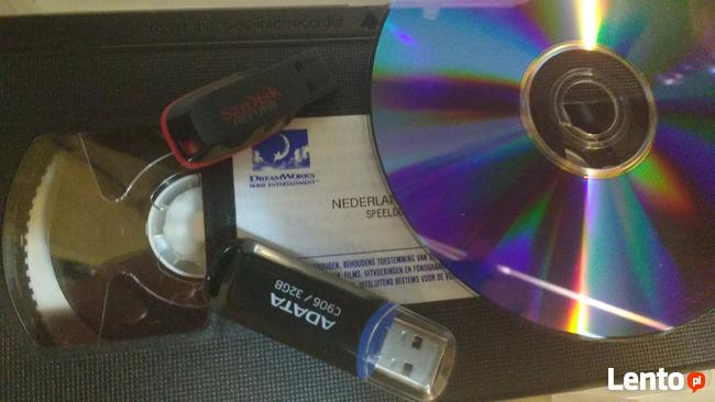 Przegrywanie kaset VHS na DVD tanio