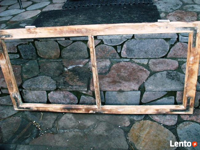 Stare okna metalowe ramy okienne ramki lustro