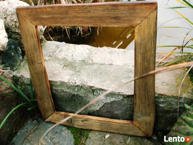 Stare okna metalowe ramy okienne ramki lustro