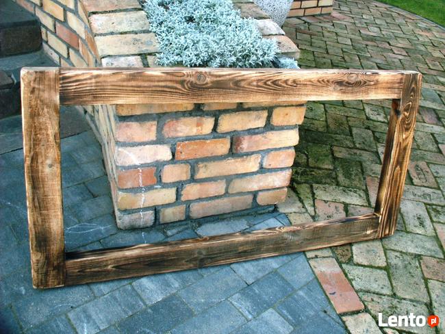 Stare okna metalowe ramy okienne ramki lustro