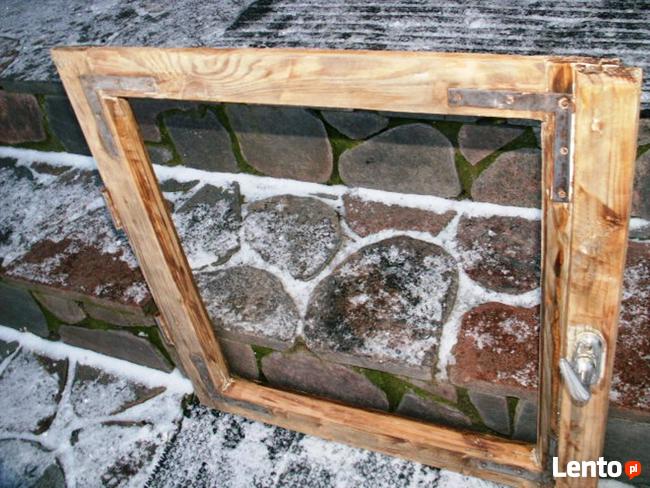 Stare okno metalowe rama okienna lustro ramka loft retro