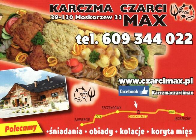 Koryta mięs - Karczma Czarci Max: Moskorzew 33