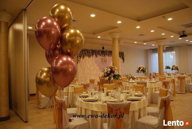 balony, dekoracja balonowa, brama z balonów, girlanda