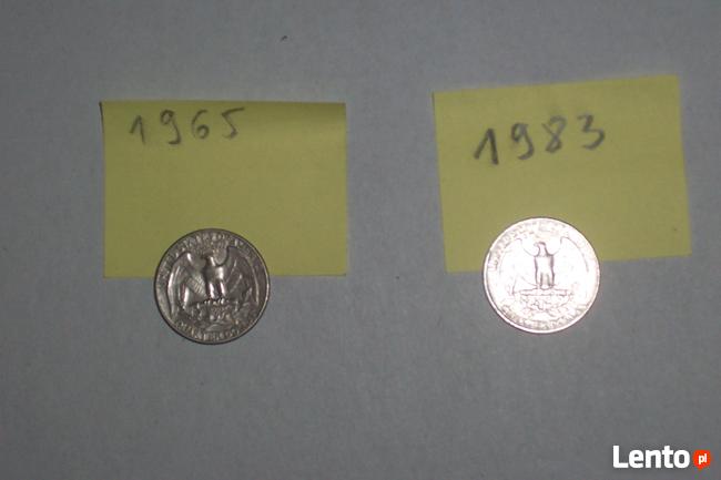 Moneta quarter dollar liberty 1965 kolekcjonerska .