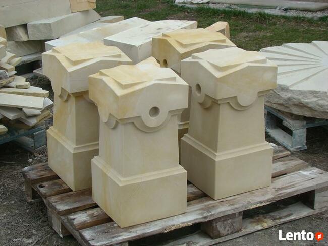 Elementy architektury budowlanej i ogrodowej z piaskowca