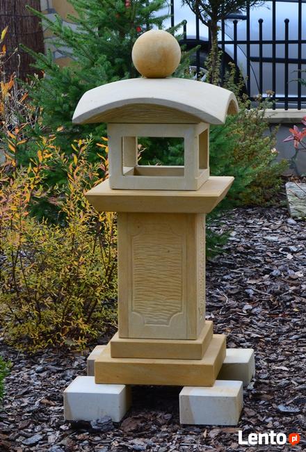 Lampa ogrodowa z piaskowca - kamień naturalny