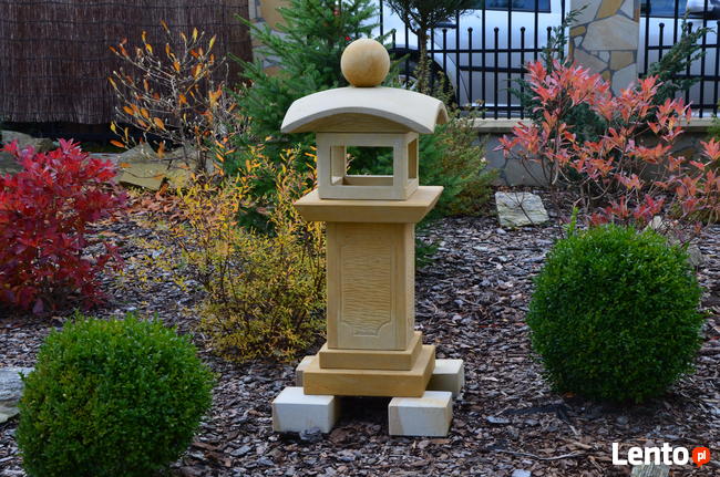 Lampa ogrodowa z piaskowca - kamień naturalny