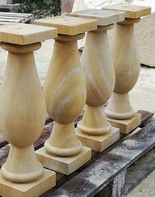 Architektura budowlana i ogrodowa z piaskowca kamienia