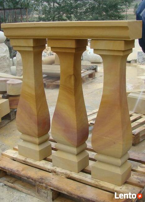 Elementy architektury budowlanej i ogrodowej z piaskowca
