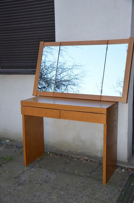 Toaletka PRL, Komoda PRL, Vintage, Toaletka z lustrem PRL