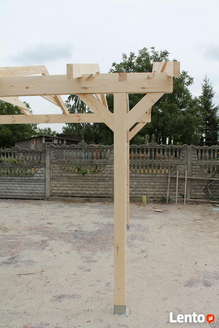 KONSTRUKCJA ALTANY 450x350cm Wiata Pergola Garaż Zadaszenie
