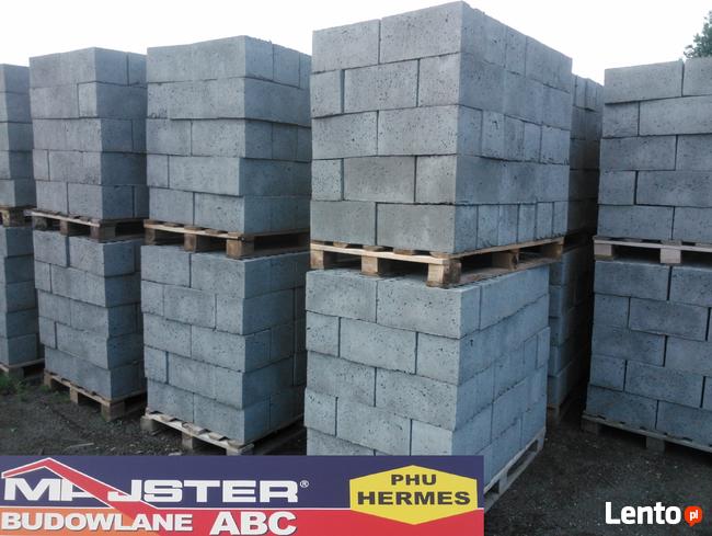 BLOCZKI BETONOWE, PUSTAKI ŻUŻLOWE Materiały Budowlane Okazja