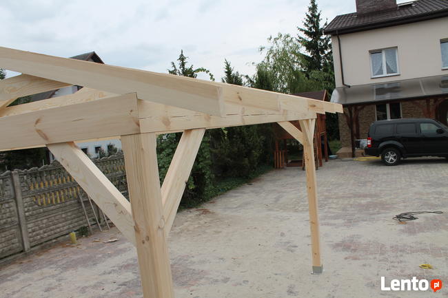 KONSTRUKCJA ALTANY 450x350cm Wiata Pergola Garaż Zadaszenie