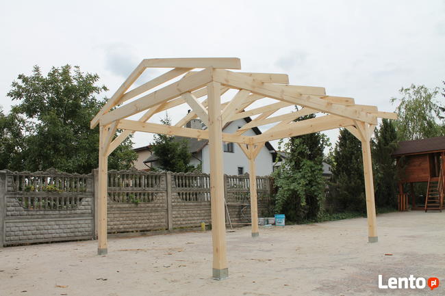 KONSTRUKCJA ALTANY 450x350cm Wiata Pergola Garaż Zadaszenie