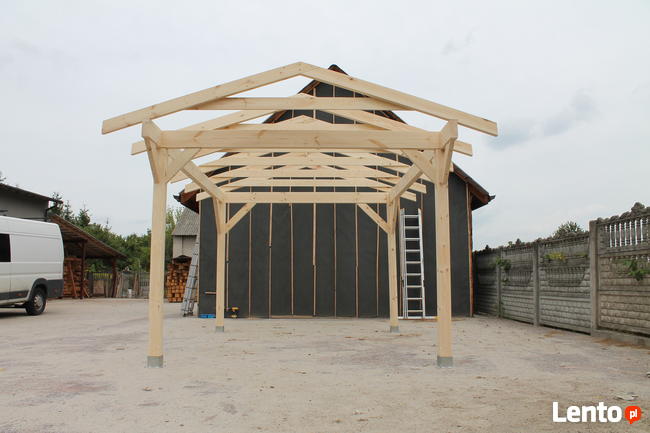 KONSTRUKCJA ALTANY 450x350cm Wiata Pergola Garaż Zadaszenie