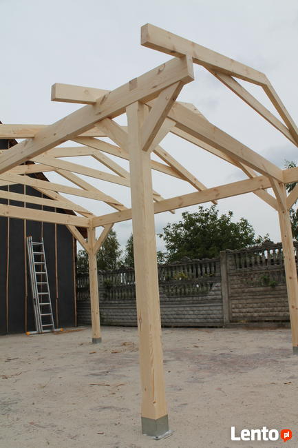 KONSTRUKCJA ALTANY 450x350cm Wiata Pergola Garaż Zadaszenie
