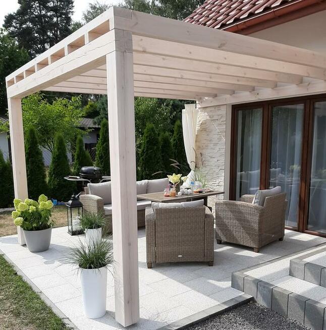 Konstrukcje Drewniane Taras Pergola Zadaszenie Wiata Altana
