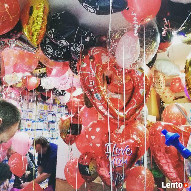 Balony z Helem na Walentynki Paczka Balonowa Wrocław Balony