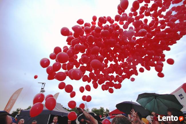 Balony z HELEM Kalisz Dostawa do domu Kurier Balonowy nadruk