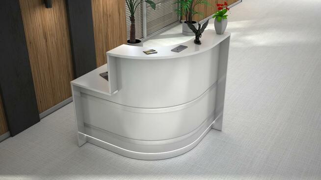 Lada recepcyjna R14 recepcja LED 110x110cm