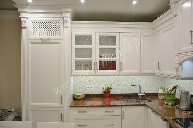 Kuchnie Zabudowy Kuchene na wymiar drewno Styl Angielski