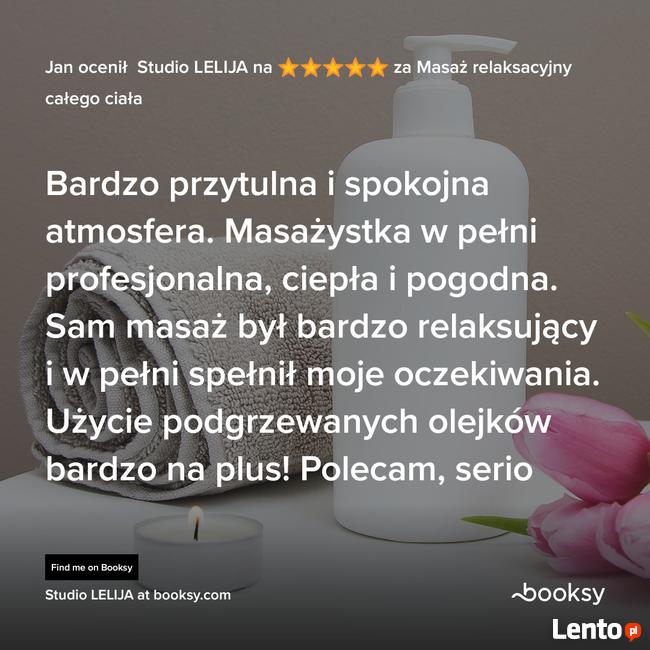 Masaż klasyczny, relaksacyjny, bańką chińską, twarzy