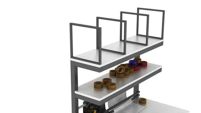 Stół warsztatowy do pakowania 130x80x215cm