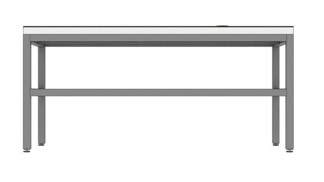 Stół warsztatowy do pakowania 200x90x90cm guma