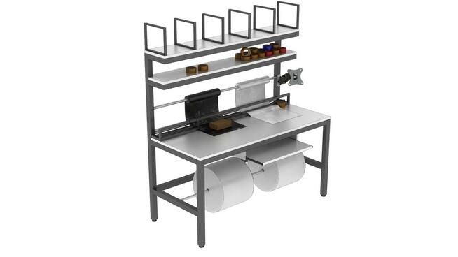 Stół warsztatowy do pakowania 180x80x200cm
