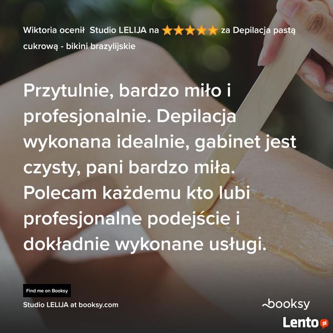 Bikini brazylijskie - Depilacja PASTĄ CUKROWĄ