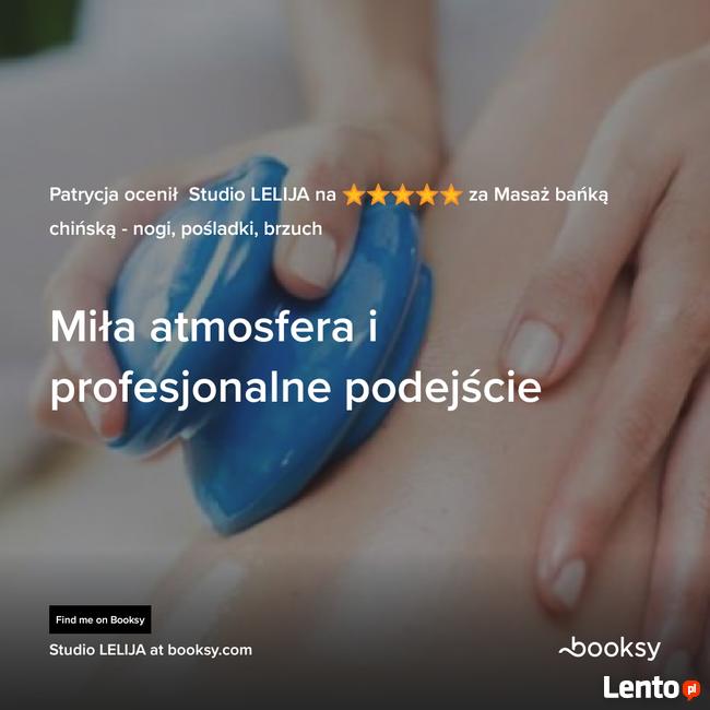 Masaż klasyczny, relaksacyjny, bańką chińską, twarzy