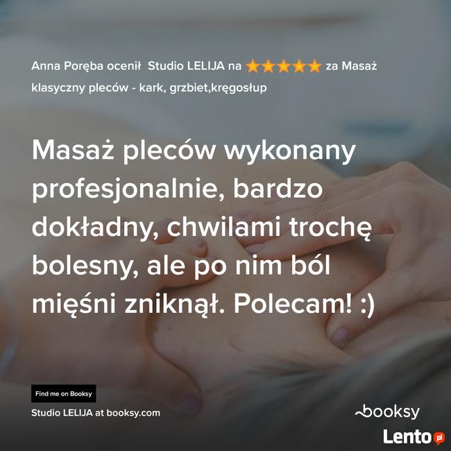 Masaż klasyczny, relaksacyjny, bańką chińską, twarzy