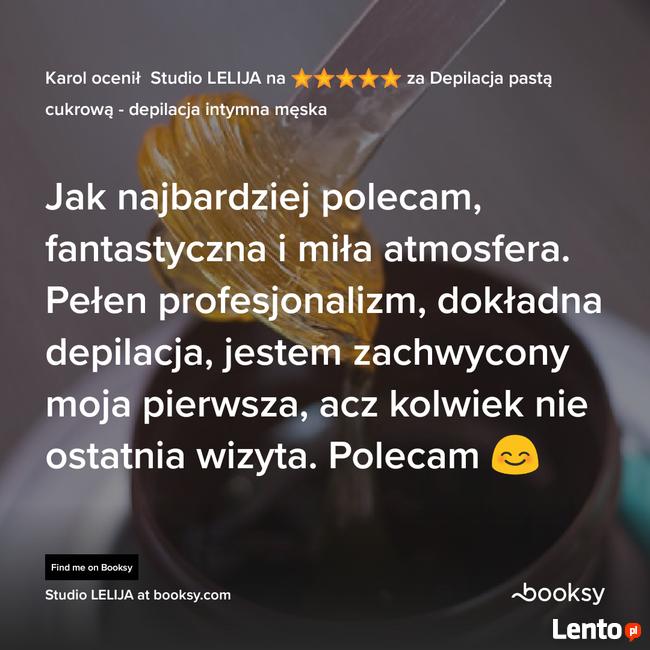 Męska depilacja intymna, brazylijska, Boyzilian-PASTA CUKROWA