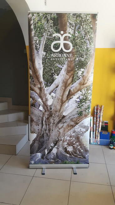 ROLL UP 85x200 100x200 rozwijana reklama kaseta / sam nadruk