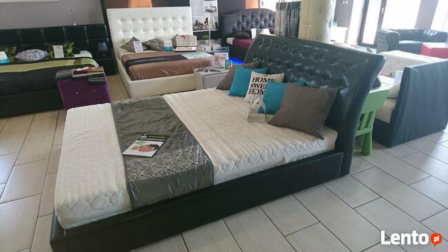 Łóżko CHESTER z profilowanym zagłówkiem 160x200 + materac