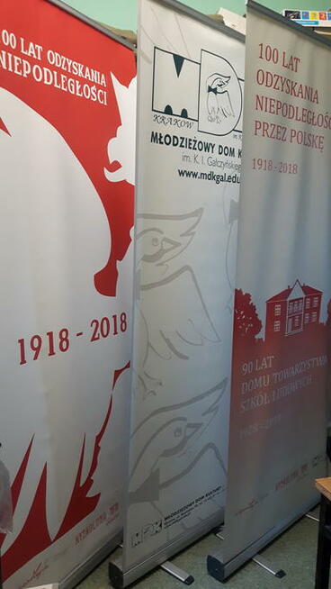 ROLL UP 85x200 100x200 rozwijana reklama kaseta / sam nadruk