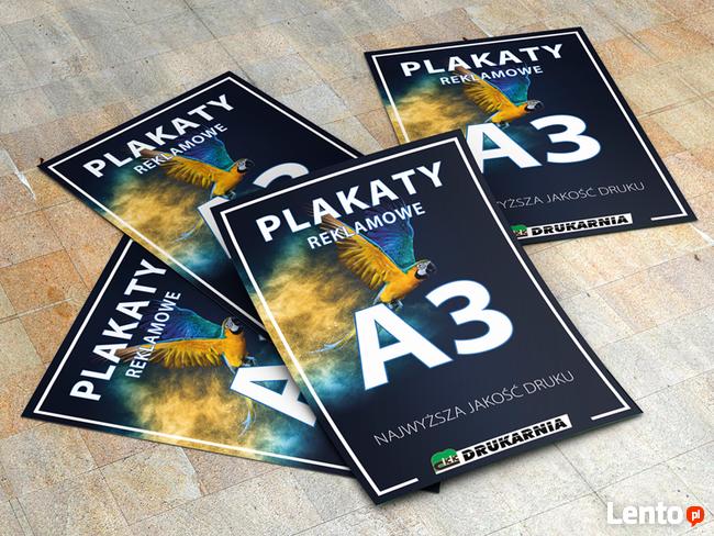 Plakaty A3, Drukarnia MCKK LUBIN, druk express