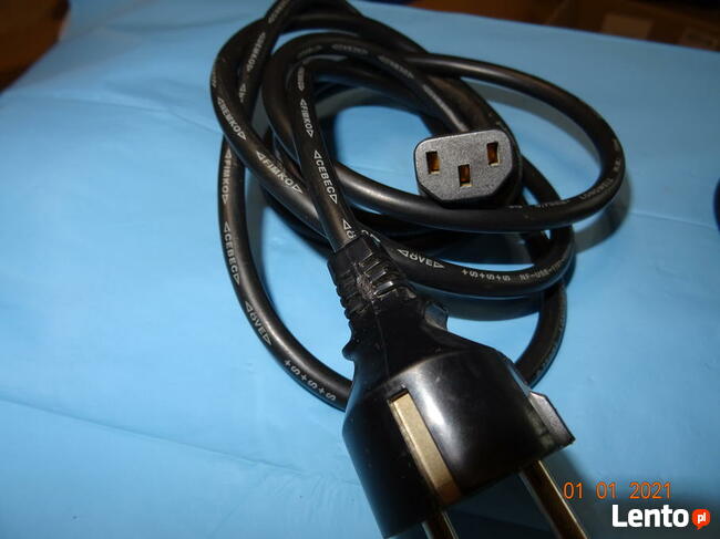 Przewód zasilający komputer 1,8 m