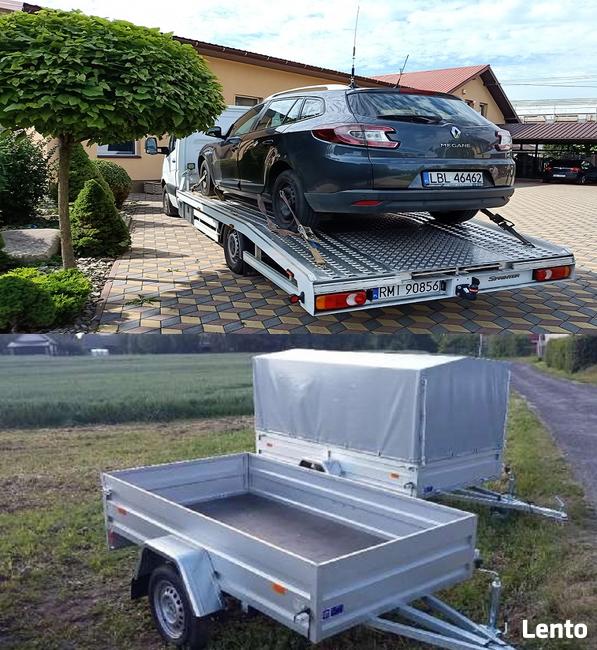 Auto laweta pomoc drogowa transport maszyny holowanie auta