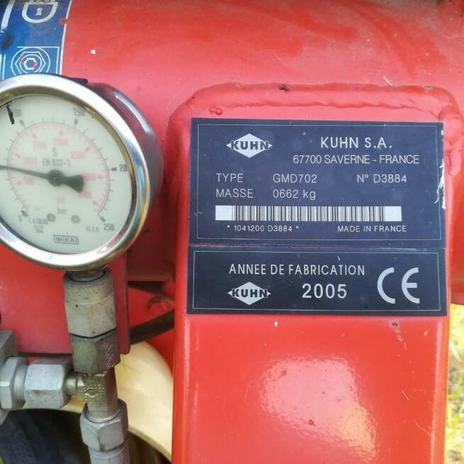 Kosiarka dyskowa KUHN GMD702 2005r.