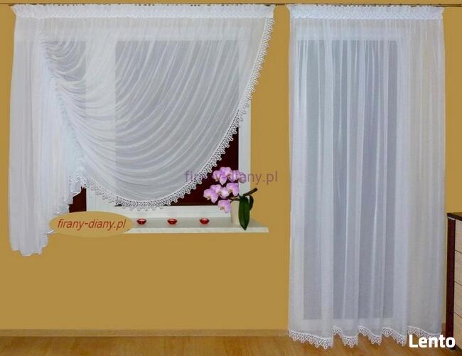 Firanki na okno balkonowe, balkon, taras, szycie firan, firany