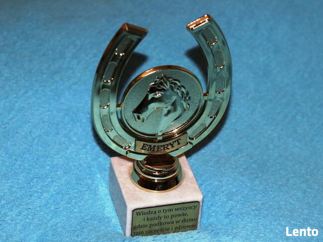 Podkowa dla emeryta pamiątka upominek szczęśliwa podkowa