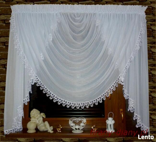 Lambrekin 250-280 cm, firana woda, firany szyte