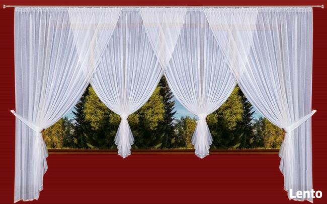 Firany na balkon, firany na taras, szyte firany z woalu,