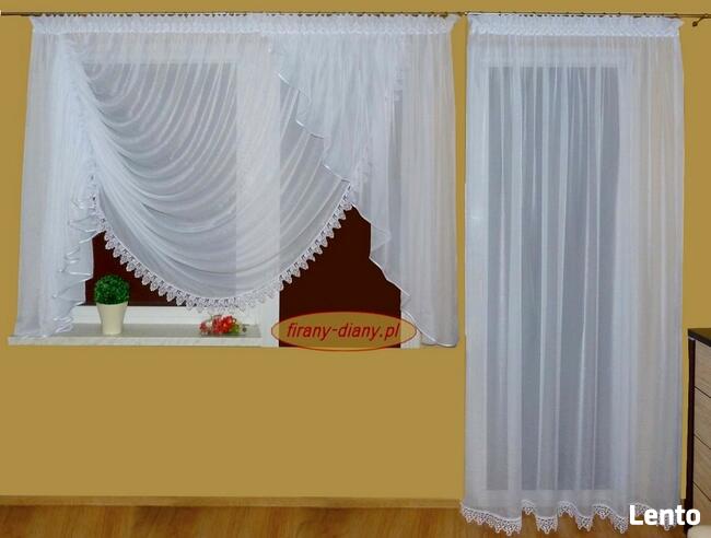 Firanki na okno balkonowe, balkon, taras, szycie firan, firany