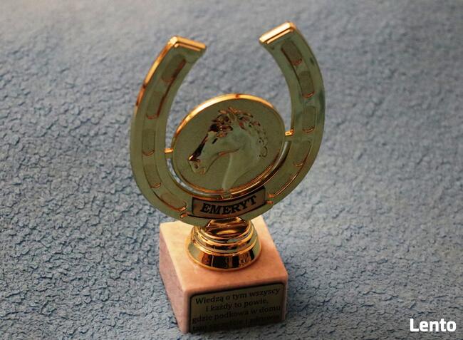 Podkowa dla emeryta pamiątka upominek szczęśliwa podkowa