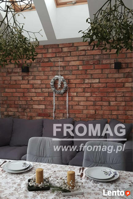 Narożniki ELEWACJA Z CEGŁY CIĘTEJ stara cegła