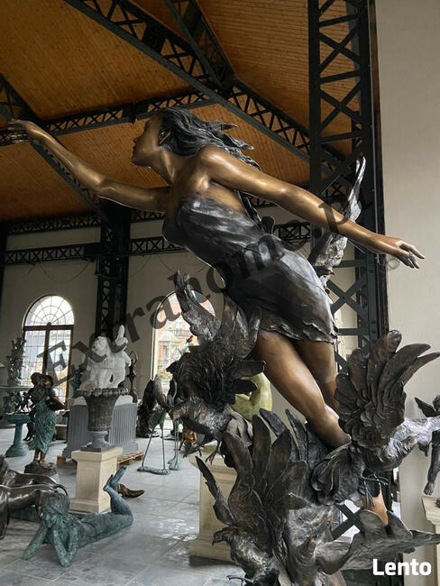 Myśliciel H185cm Rzeźba figura z brązu najbardziej znana na